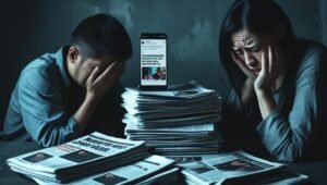 Notícias negativas, redes sociais e pessoas tóxicas 